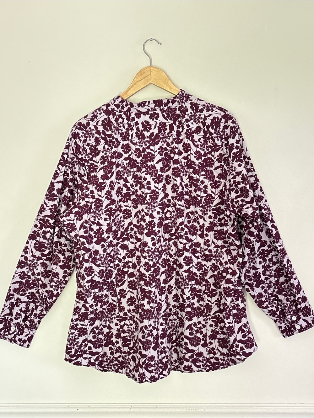 Lands' End Women's No Iron Supima Cotton Long Sleeve Button Up Size Shirt 20W * - Picture 9 of 16